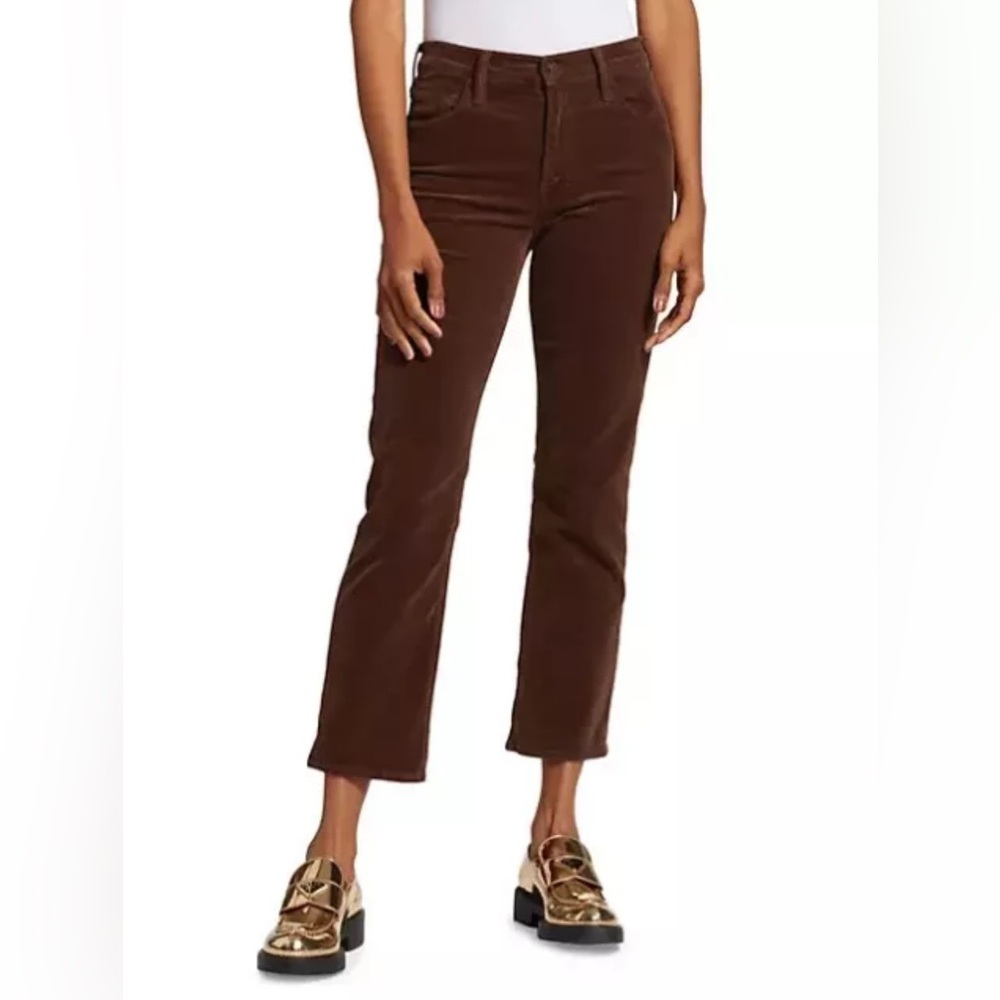 MOTHER Mid-Rise RIDER ANKLE Corduroy Jean